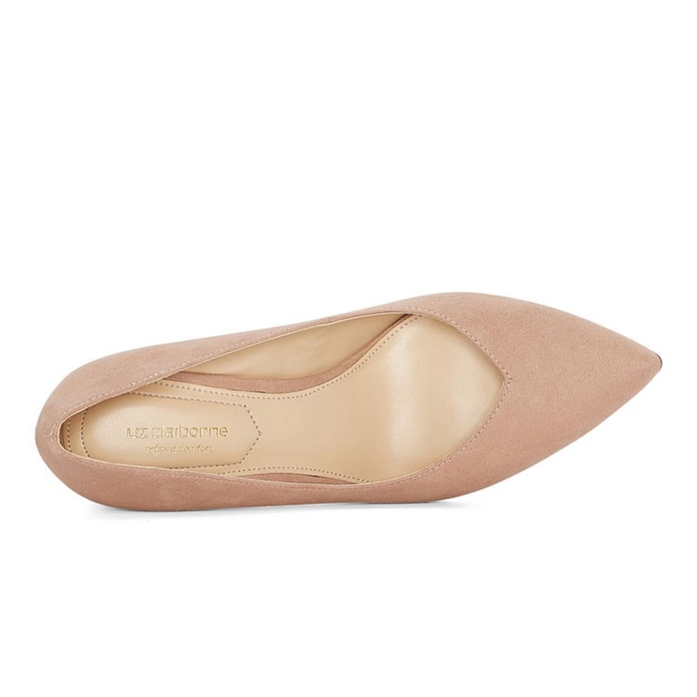 Women’s Liz Claiborne Haslett Slip-On Shoes 7.5 Medium - Faux Suede